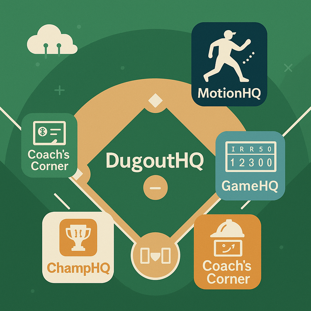 DugoutHQ Services Diagram